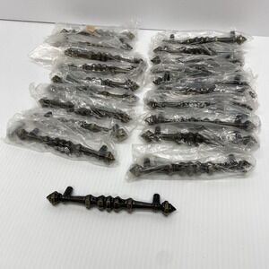 Vintage 20 Allison 767 Japan Cabinet Door Drawer Handle Pull Brass 4" Center